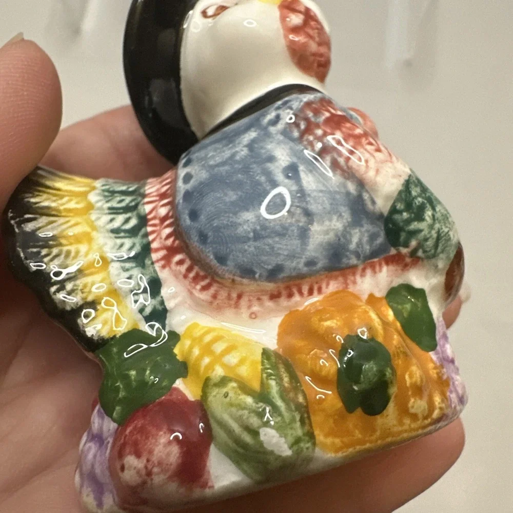 Pilgrim Mr & Mrs‎ Tom Turkey Set Of Salt & Pepper Shakers Thanksgiving Harvest